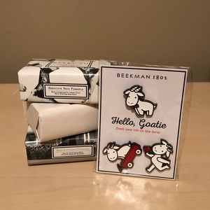 Beekman Goat Milk Soap: 3 pack with Pins!